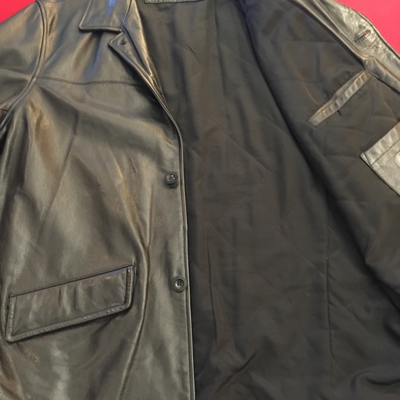 Kenneth Cole Reaction Leather Jacket - Picture 3 of 9